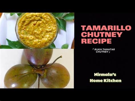 Tamarillo Chutney Recipe Rukh Tamatar