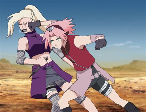 Naruto Ino Vs Sakura 2 By Zombiezeus1 On Deviantart