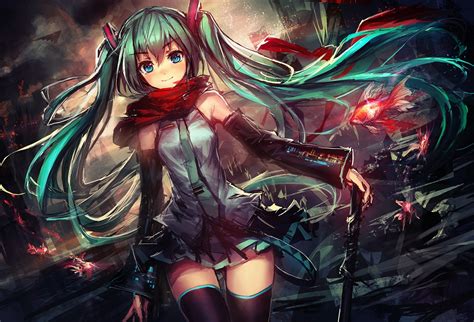 Wallpaper : anime, manga, Hatsune Miku, comics, screenshot, computer ...