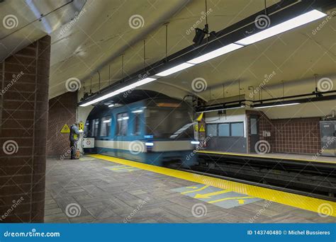 Montreal Subway Henri Bourassa Station Editorial Image - Image of ...