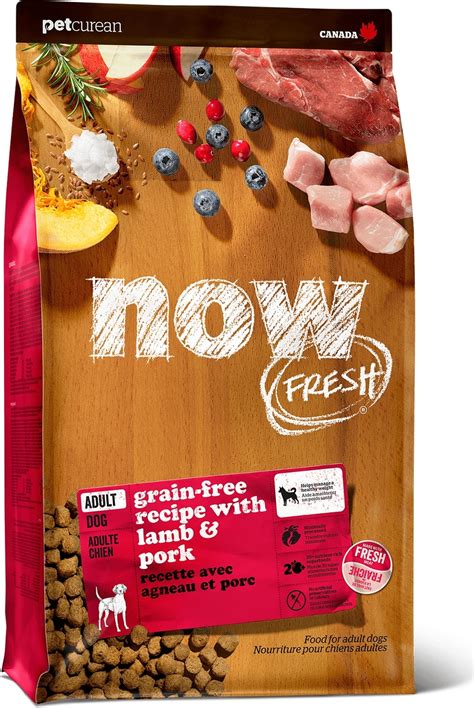 Сухой корм Now Fresh для собак, беззерновой, с ягненком и свининой, 1 ...