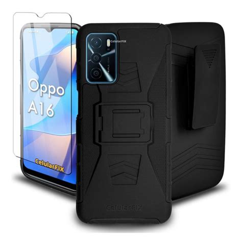 Funda Protector P Oppo A Uso Rudo Clip C Mica Cristal Env O Gratis