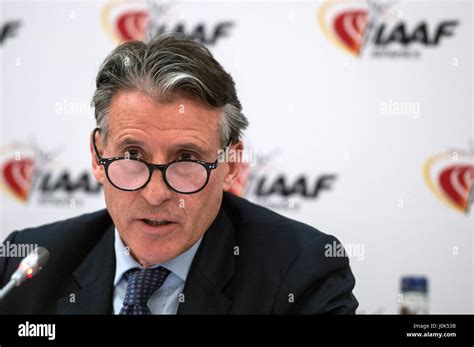 IAAF President Lord Sebastian Coe During The Press Conference At The