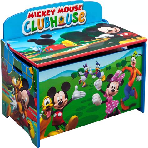 Disney Mickey Mouse Clubhouse Deluxe Toy Box | Toy Storage | Baby ...