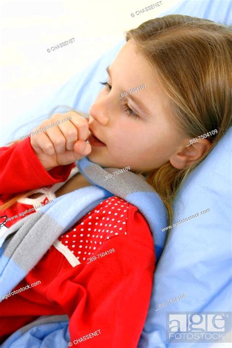 CHILD COUGHING, Stock Photo, Picture And Rights Managed Image. Pic. BSI ...