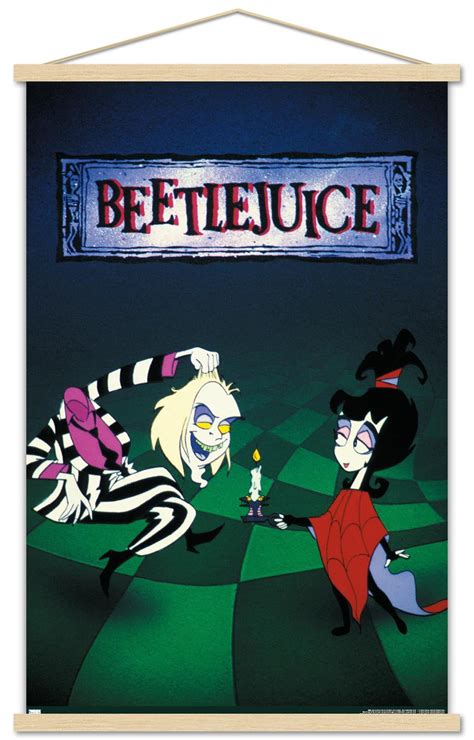 Beetlejuice Animated One Sheet Wall Poster With Magnetic Frame 22 375 X 34