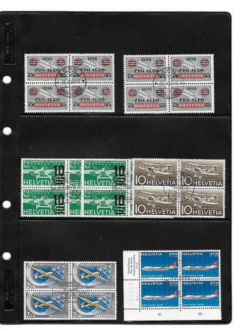 FP Gest Restlot Viererbl 1938 1972 Kat CHF 152 Kaufen Auf Ricardo