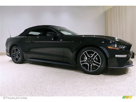 Shadow Black Ford Mustang Ecoboost Premium Convertible