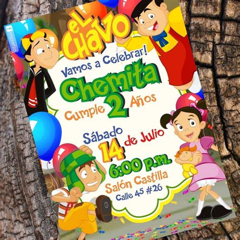 impretzo on Instagram Invitación para fiesta de El Chavo impretzo