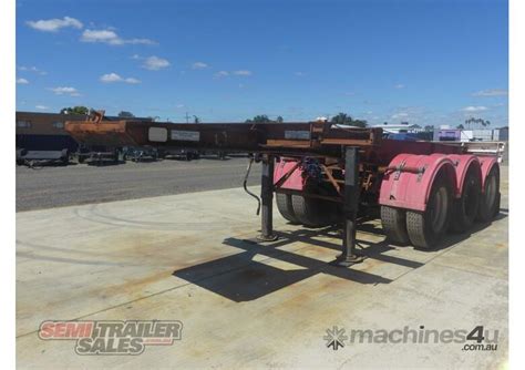 Buy Used 1985 Freighter Freighter Semi Retractable Skel Semi Trailer