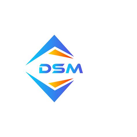 Dsm Abstract Technology Logo Design On White Background Dsm Creative