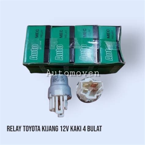 Jual Relay Toyota Kijang 12v Kaki 4 Bentuk Bulat Shopee Indonesia