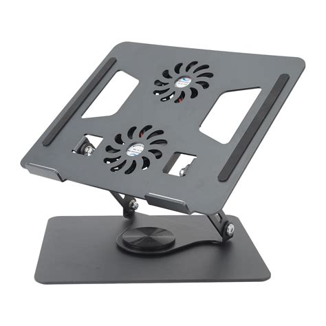 Liga De Alum Nio Laptop Stand Projeto Stepless Ventilador Hollowed