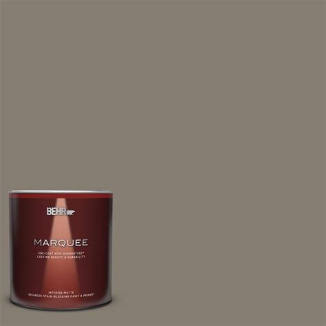 Behr Marquee Qt Mq Smoky Trout One Coat Hide Matte Interior