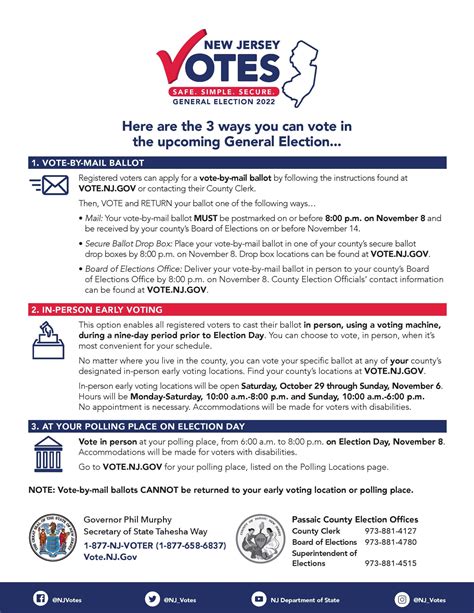 Superintendent of Elections | Passaic County, NJ
