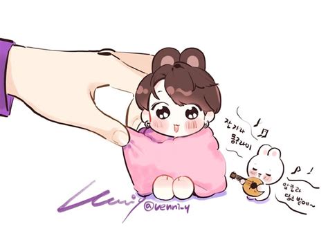 베니🐰🥓🌭🍕🥕 On Twitter Bts Chibi Chibi Bts Fanart