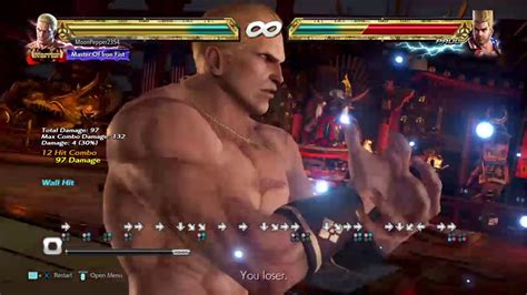 Tekken Geese Howard Rage Drive Combo Youtube