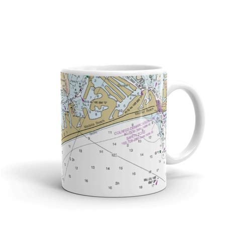 Madeira Beach Bocca Ciega Bay Sand Key Chart Mug · Chart Mugs