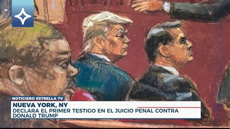 Un Testigo Clave Sube Al Estrado En El Juicio Contra Donald Trump