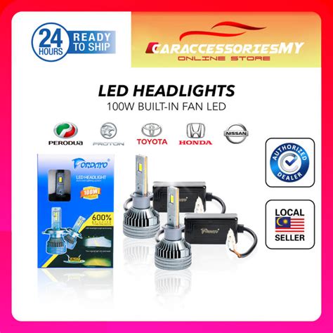 Fordayo Led Headlight W H H Hb Hb H Myvi Alza Bezza Axia