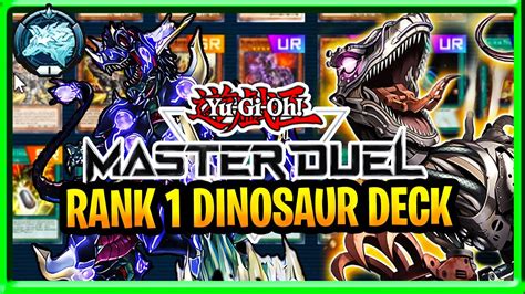 Rank 1 Master Duel Deck Profile Dinosaur Rank 1 SSScrap Scrap Dino