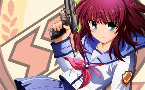 Angel Beats Gun Nakamura Yuri Weapon Konachan Konachan