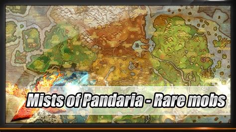 Guide Mists Of Pandaria All Rare Mobs Locations Youtube