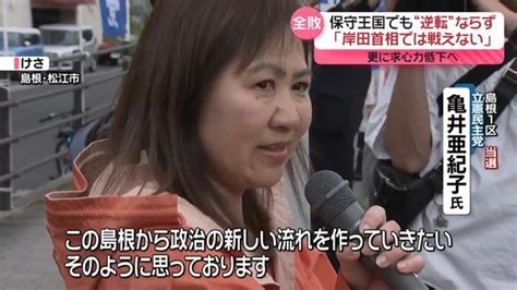 「次の選挙は岸田首相では戦えない」 衆院補選で立憲全勝 自民“全敗 保守王国でも 日テレnews Nnn Yahoo ニュース