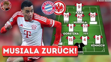 Musiala Zur Ck In Der Startelf So Spielt Bayern Gegen Eintracht