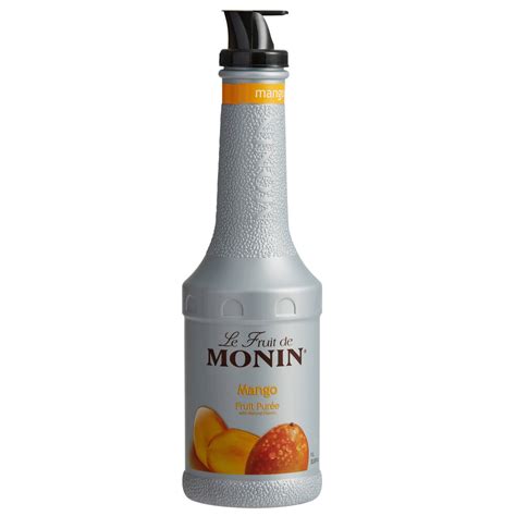 Monin Mango Puree 1 Liter Bottle