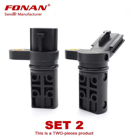 Set Of 2 Camshaft Crankshaft Position Sensor For Nissan Pathfinder