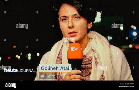 Golineh Atai ZDF Reporterin In Kairo Hier Im ZDF AM 03 01 2024