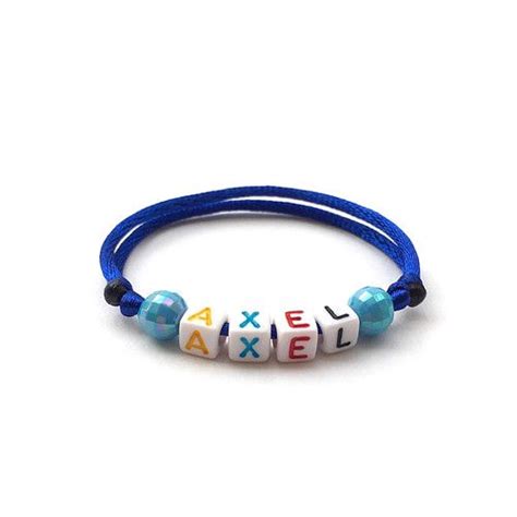 Bracelet Axel Personnalis R Versible Imperm Able Avec Texte Pr Nom