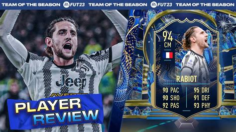 UNO DE LOS MEJORES MEDIOCAMPISTAS DEL JUEGO REVIEW ADRIEN RABIOT TOTS