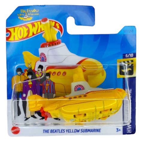 HW Łódź podwodna Mattel HKH Hot Wheels The Beatles Yellow Submarine Allegro pl