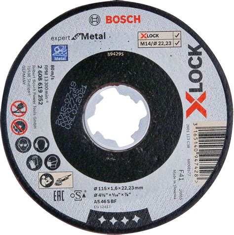 Bosch Professional X Gerade Trennscheibe Expert F R Metall X Lock