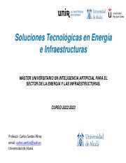 Tema I Sesion Pdf Soluciones Tecnol Gicas En Energ A E