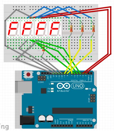 Arduinoで7セグメント4桁表示のledディスプレイを光らせる 旅と子育てとアジャイルコーチのブログ「世界」