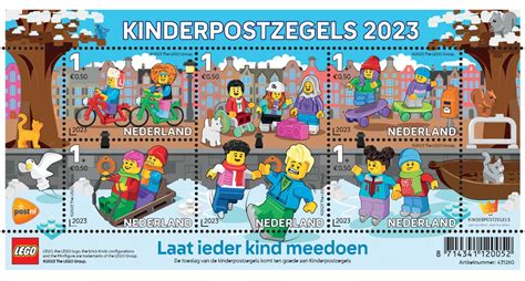 LEGO Kinderpostzegels 2023 Vanaf Nu Te Koop