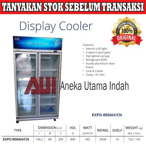 Jual GEA EXPO 800AH CN EXPO 800 AH CN 2 Dua Pintu Showcase Display