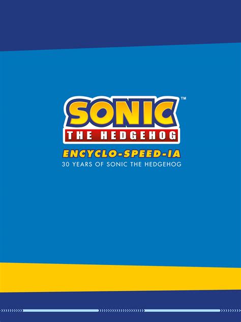 Sonic The Hedgehog Encyclo Speed Ia