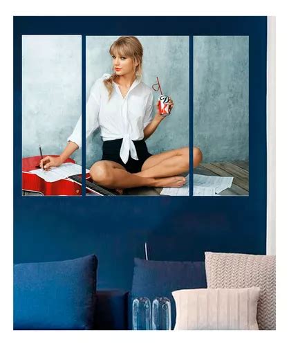 Cuadro Decorativo Taylor Swift Musica Pop Sala En 3 Piezas Meses Sin