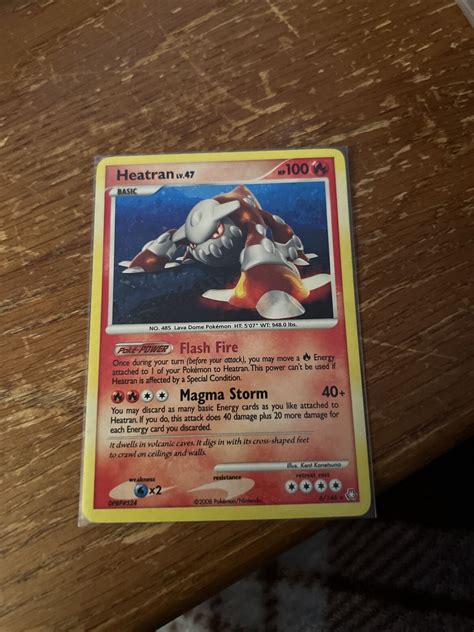 Heatran 6 146 Legends Awakened Holo Rare Pokémon TCG NM eBay