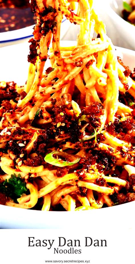 Easy Dan Dan Noodles Recipe Spesial Food