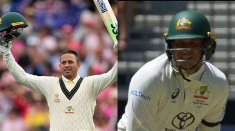 Aus Vs Pak Test Usman Khawaja Wears Black Armband In Perth Test After