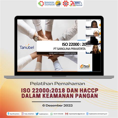 Pelatihan Pemahaman ISO 22000 2018 Dan HACCP Dalam Keamanan Pangan