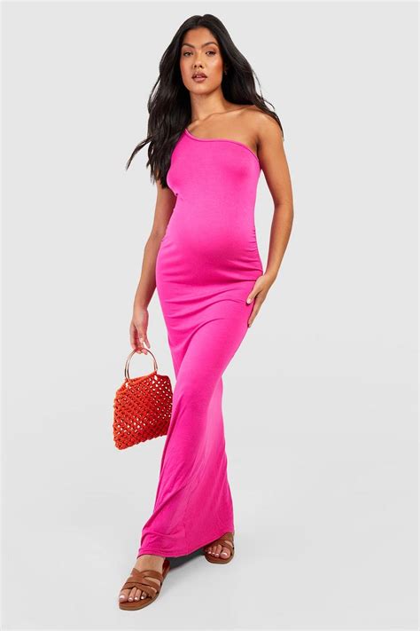 Maternity Asymmetric Maxi Dress Boohoo Uk