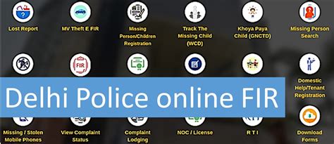 Know the correct method to lodge Delhi Police online FIR in 2023 - File Complaints for lost ...