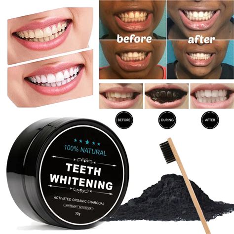 30g Teeth Whitening Oral Care Charcoal Powder Natural Activated Carbon