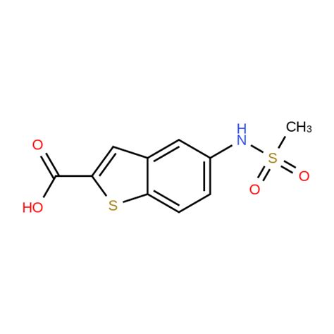 928709 53 9 5 Methanesulfonamido 1 Benzothiophene 2 Carboxylic Acid